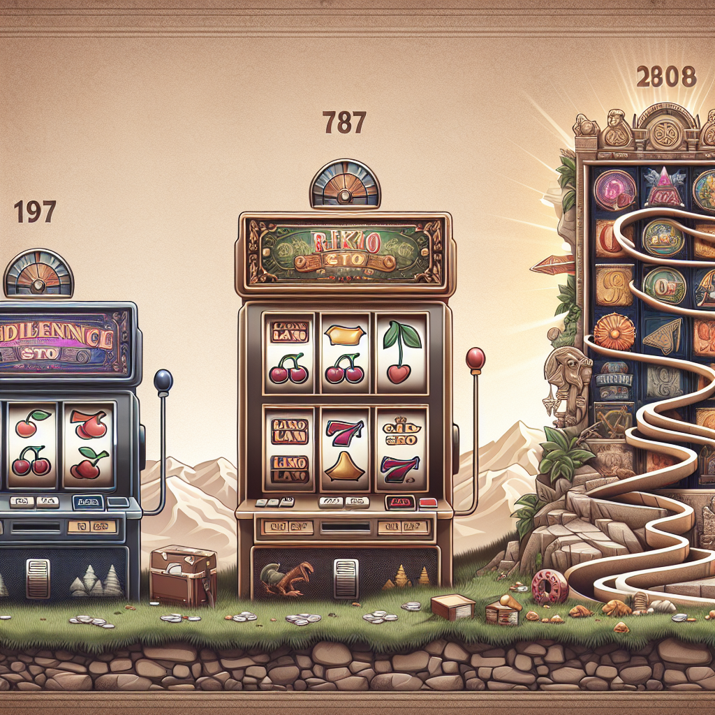 A evolução dos slots online: de bobinas clássicas a aventuras 3D